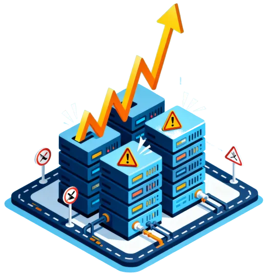 website crashes during traffic spikes